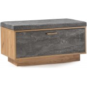 дуб крафт золотой / камень темный