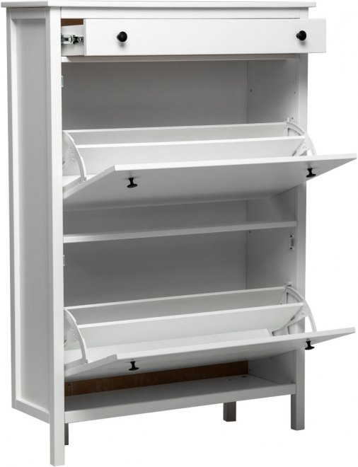 Обувница Ферн 3 ящика белый