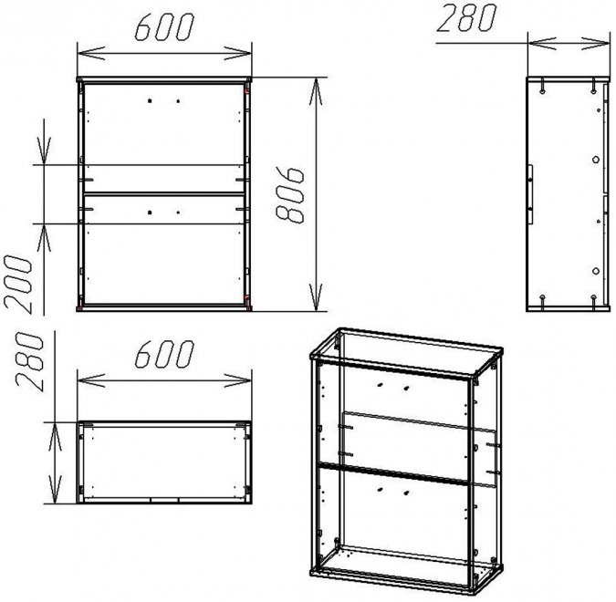 Обувница Мебелайн-11 венге / дуб молочный