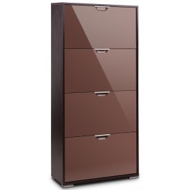 Обувница Мелита 3 венге / капучино