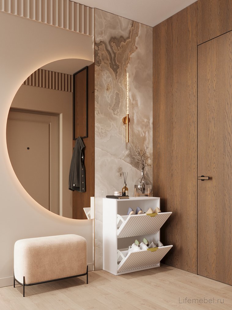 Обувница ridberg lugano 2Я белый / золото