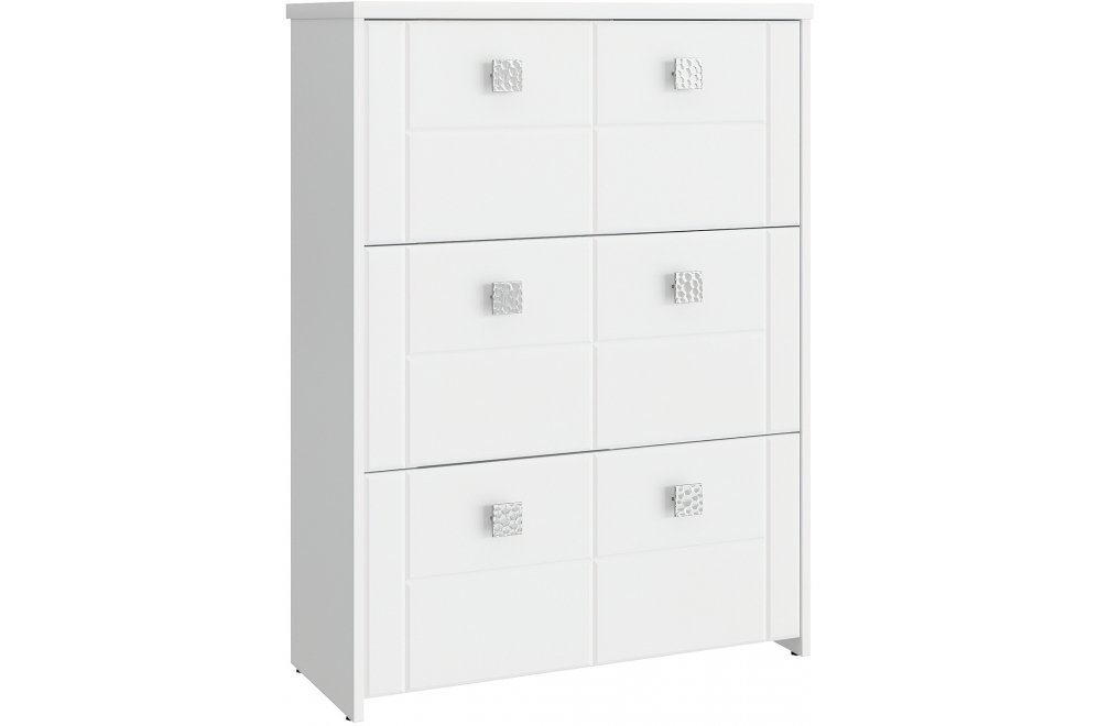 Обувница Изабель ИЗ-55К белое дерево