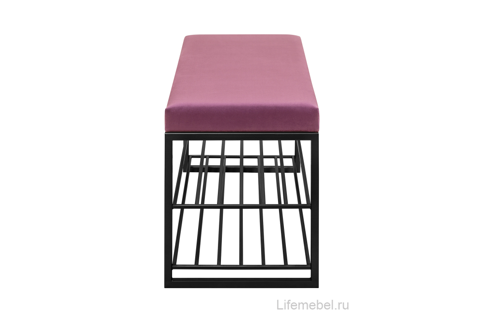 Обувница Garda велюр Marsala / черная