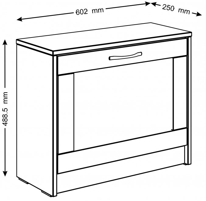 Обувница Сириус 60х49 белый