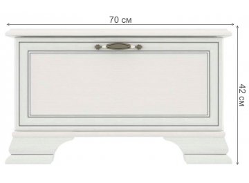 Тумба для обуви Tiffany 1D вудлайн кремовый