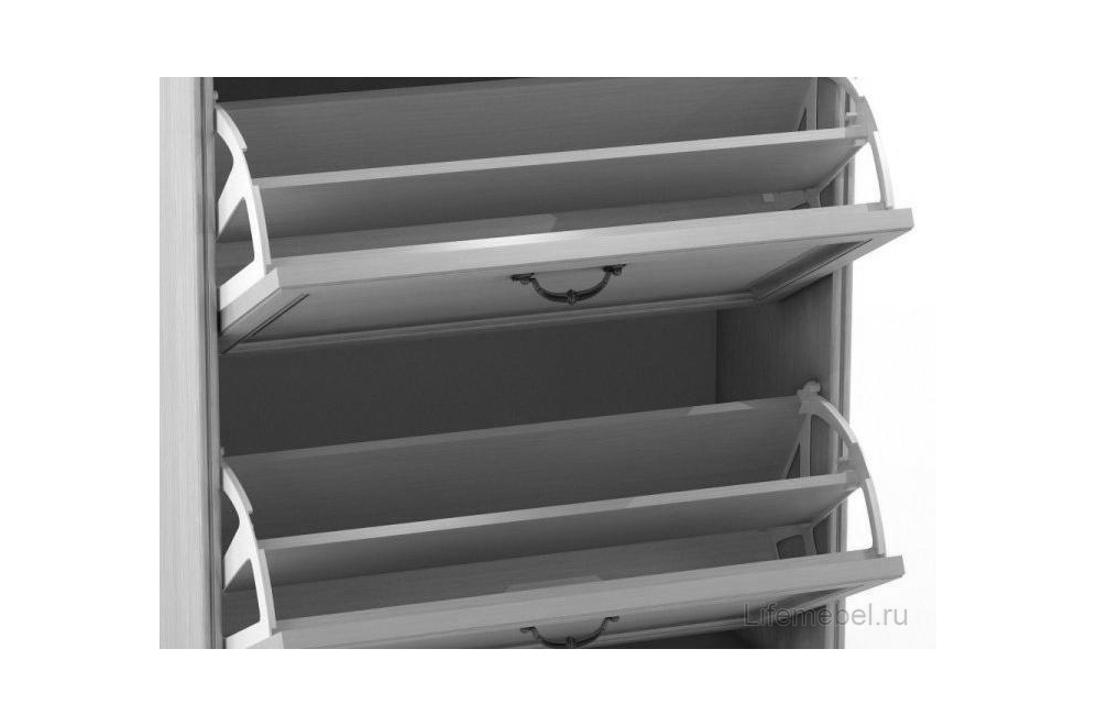 Обувница ТОФ-6 дуб молочный