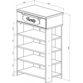 Обувница ДримСтар ДС-21