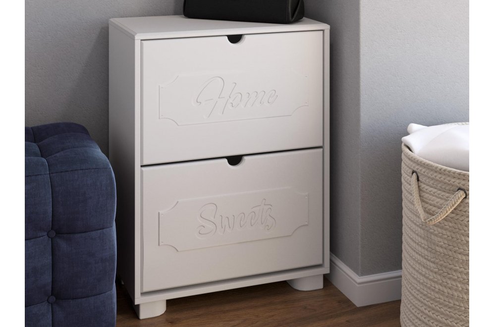 Обувница ДримСтар ДС-22 белое дерево