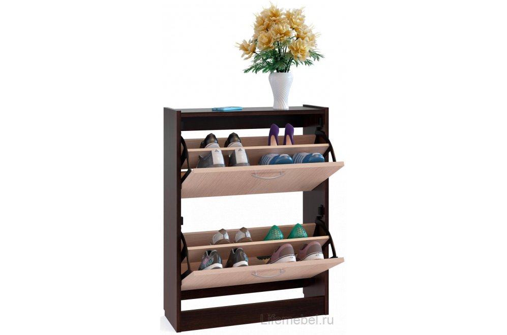 Обувница ТО-22 венге / беленый дуб