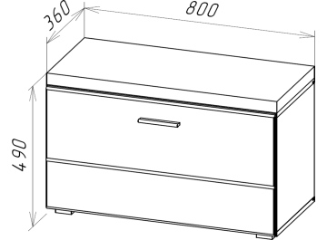 Обувница Shine