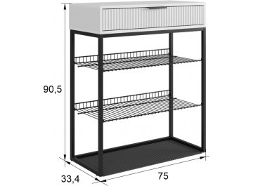 Обувница Вельвет