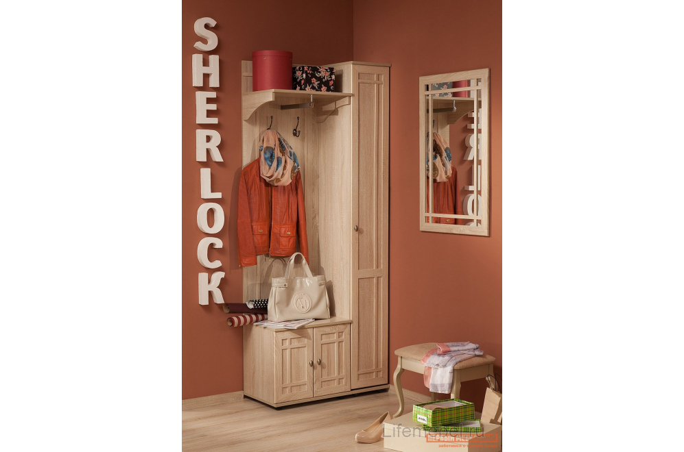 Прихожая Sherlock 74 дуб сонома