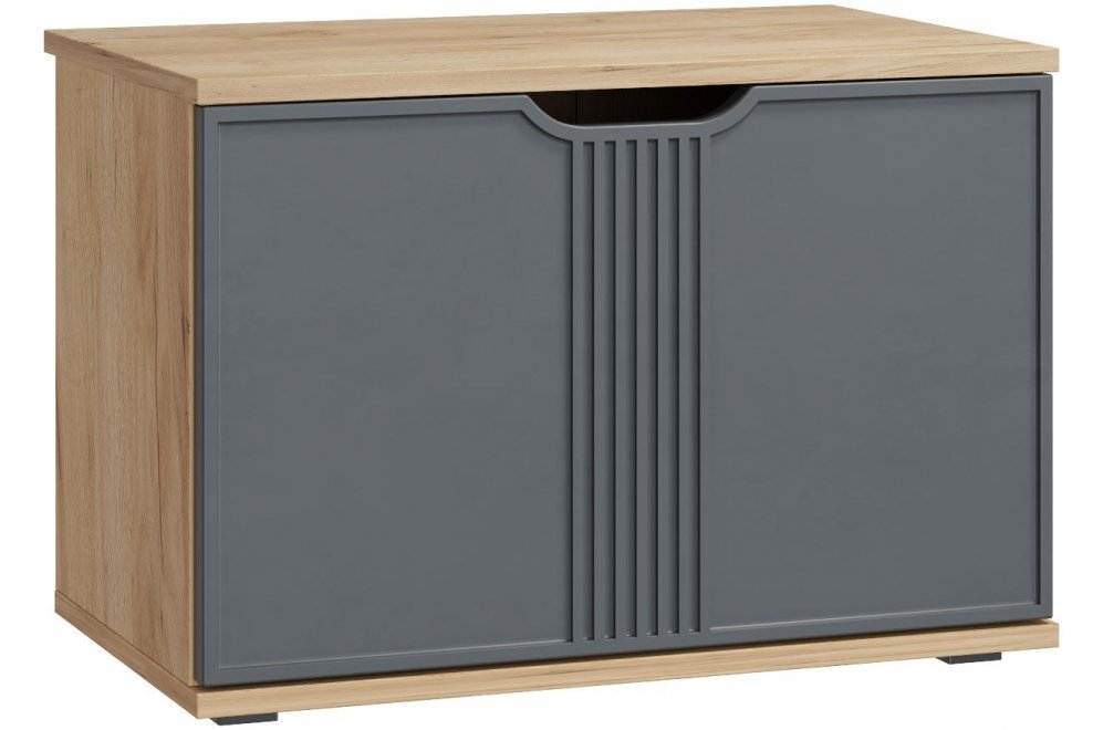 Тумба Эмилия ЭЛ-4 дуб крафт золотой / графит