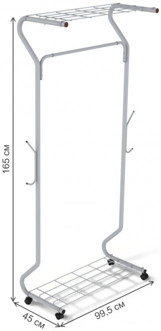Вешалка SHT-WR546 серая