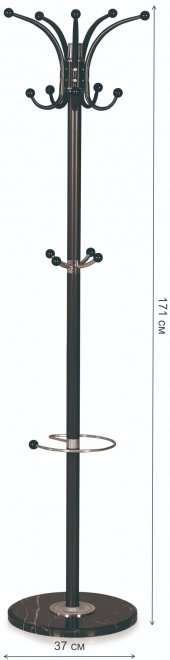 Напольная вешалка Antika черная