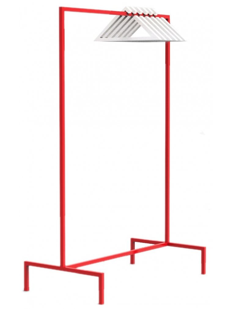Напольная вешалка Metalframe красная