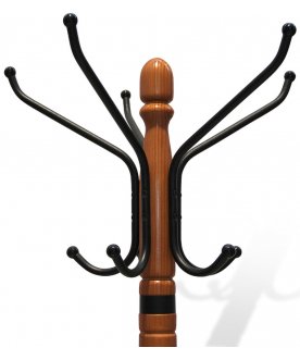 Напольная вешалка Долорес светлый орех / черный / мрамор