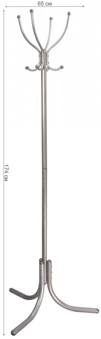 Вешалка напольная М 3 металлик