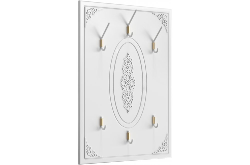 Настенная вешалка Ассоль АС-71 белое дерево