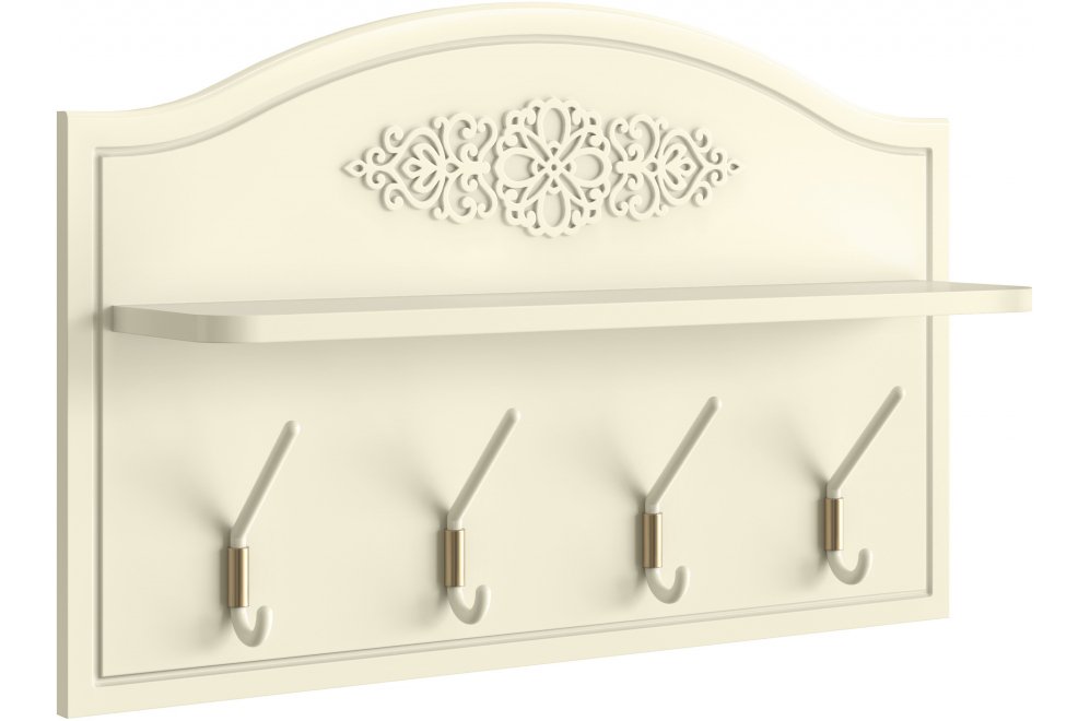 Настенная вешалка Ассоль плюс АС-72 ваниль