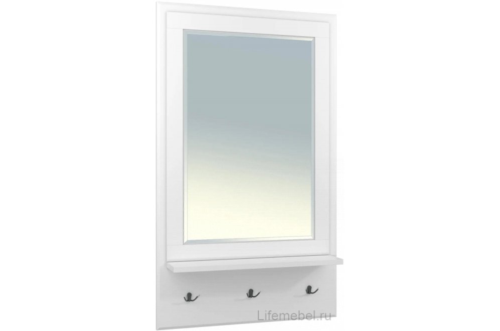 Настенная вешалка ДримСтар-004 белое дерево комплектация 1