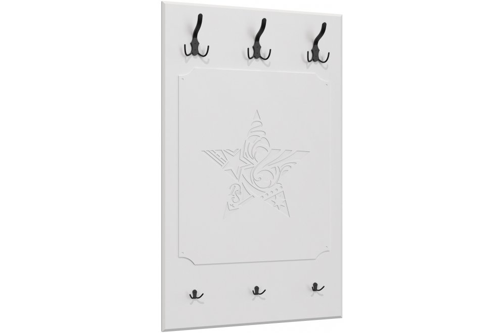 Настенная вешалка ДримСтар ДС-31 белое дерево