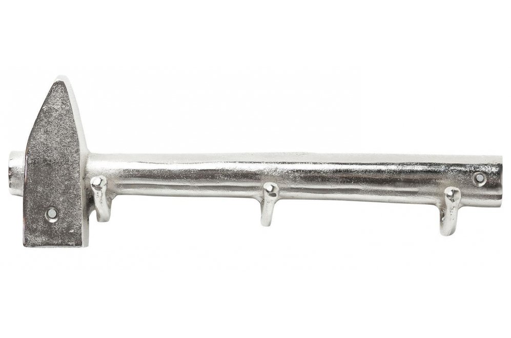 Настенная вешалка Hammer серебряная