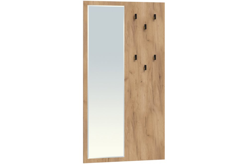 Настенная вешалка Виктория ВИ-21 дуб крафт золотой