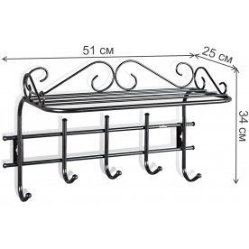 Настенная вешалка Грация 2/5