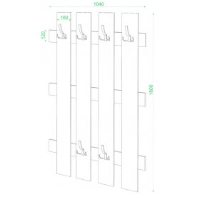 Настенная вешалка СТ-280