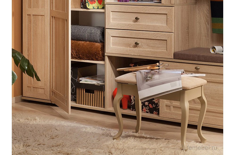 Банкетка Классик 01 дуб сонома / люксор