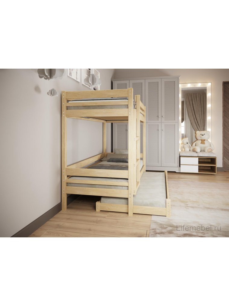 Двухъярусная кровать Гермес 90х190