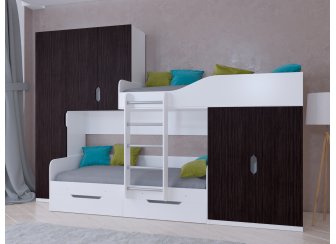 Двухъярусная кровать Лео