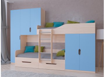 Двухъярусная кровать Лео