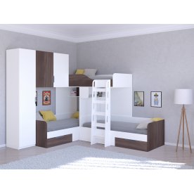 Двухъярусная кровать Трио/1