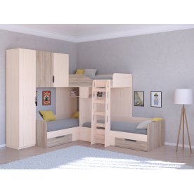 Двухъярусная кровать Трио/1