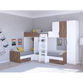 Двухъярусная кровать Трио/2