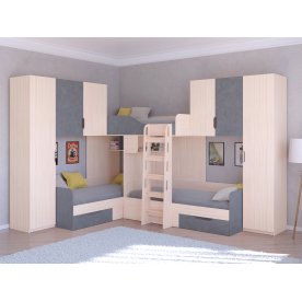 Двухъярусная кровать Трио/3