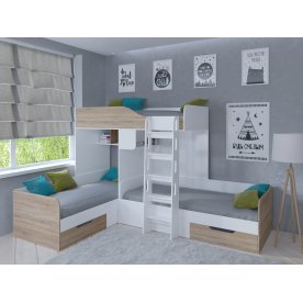 Двухъярусная кровать Трио