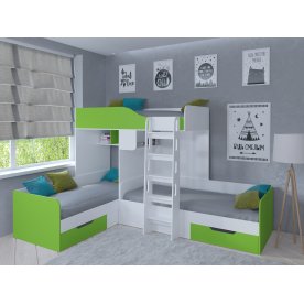 Двухъярусная кровать Трио