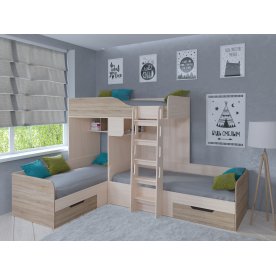 Двухъярусная кровать Трио