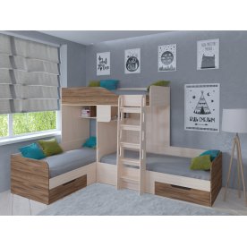 Двухъярусная кровать Трио