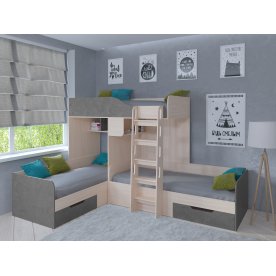 Двухъярусная кровать Трио