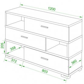 Комод СБ-40/3