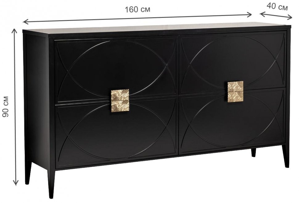 Комод 151SV-00001 черный