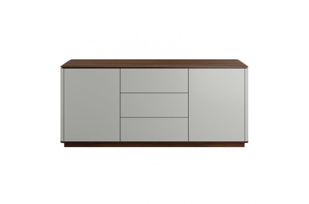 Комод Altea серо-белый / орех