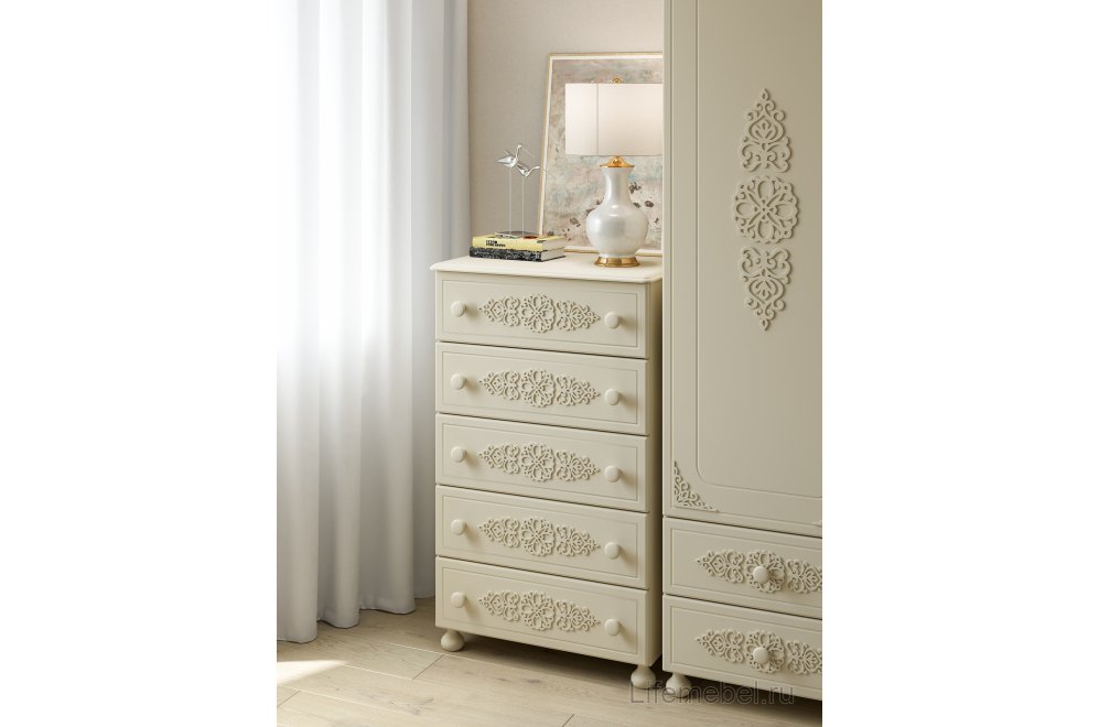Комод Ассоль АС-62 ваниль