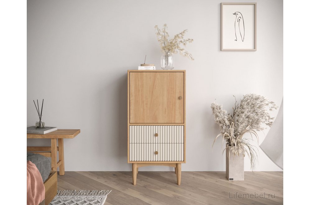 Комод Баббл (Bubbles) BBL11S Орех