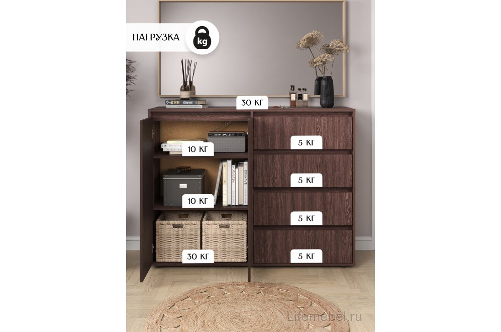 Комод City лдсп венге