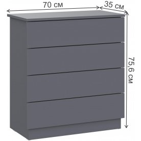 Комод Денвер КМ 4